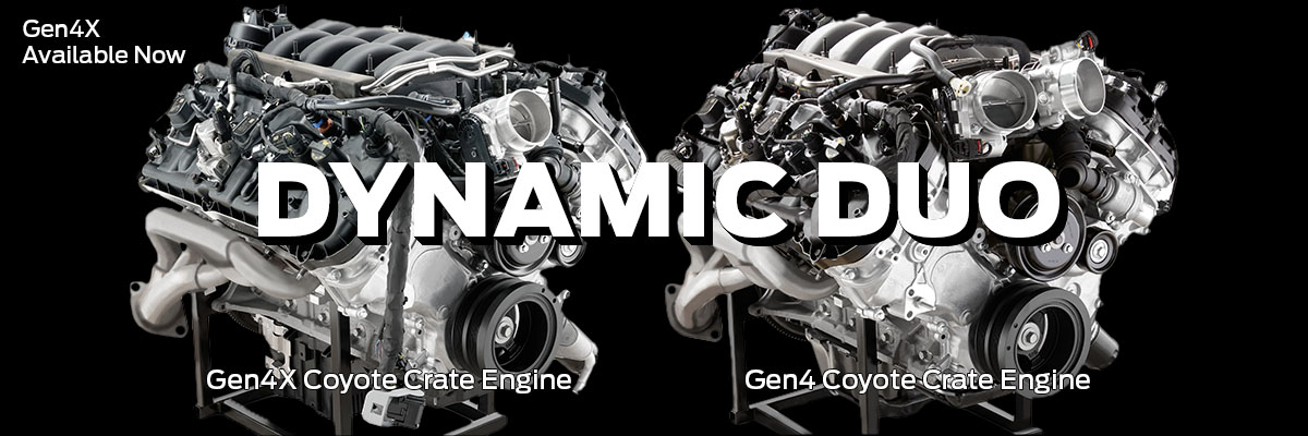 Dynamic Duo GenX Coyote Crate Engine and Gen4 Coyote Crate Engine