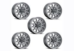 2021-2024 BRONCO 17" X 8.5" METHOD WHEEL KIT - MATTE GRAY