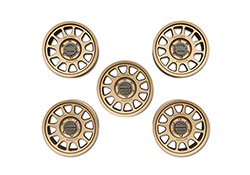 BRONCO 17" X 8.5" METHOD WHEEL + CENTER CAP - BRONZE