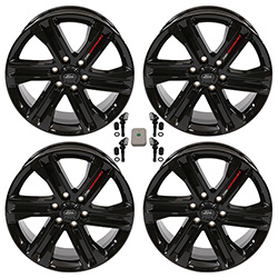F-150 20" X 8.5" GLOSS BLACK WHEEL KIT