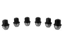 M14 X 1.5 BLACK LUG NUT WHEEL KIT (6)