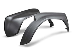 2022-2025 BRONCO RAPTOR CARBON FIBER REAR FENDER FLARE SET-MATTE