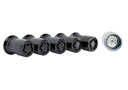 M14 X 1.5 BLACK SECURITY LUG NUT KIT (5)