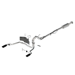 F-150 EXTREME EXHAUST - BLACK - REAR EXIT