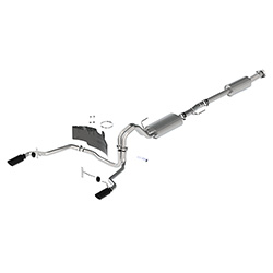 F-150 TOURING EXHAUST - BLACK - REAR EXIT