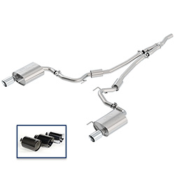 2015-2023 MUSTANG 2.3L ECOBOOST CAT-BACK SPORT EXHAUST SYSTEM WITH CHROME TIPS