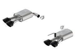 MUSTANG 5.0L EXTREME NON-ACTIVE AXLE-BACK W/ VALANCE - BLACK TIP
