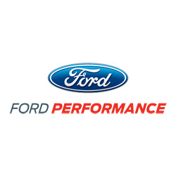 FORD PERFORMANCE LOGO STAINLESS STEEL BADGE