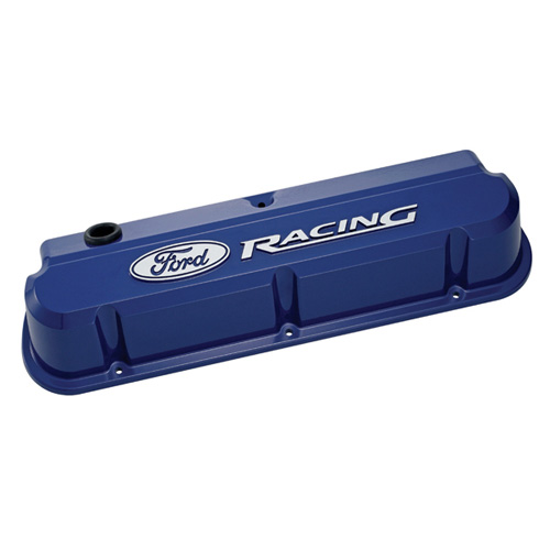 FORD RACING 289-351 SLANT EDGE VALVE COVER BLUE