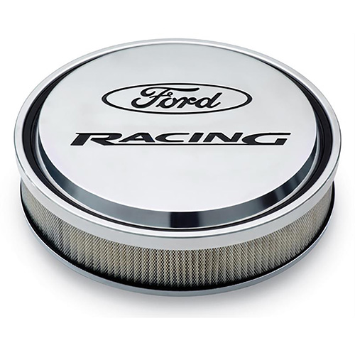 "FORD RACING" SLANT EDGE AIR CLEANER POLISHED