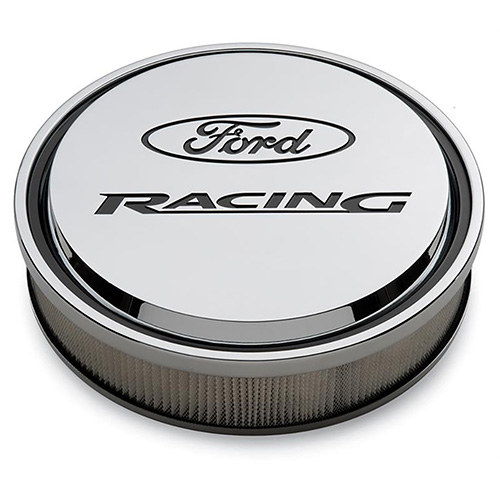 "FORD RACING" SLANT EDGE AIR CLEANER CHROME