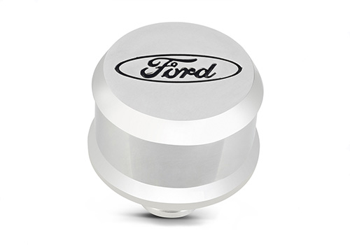 "FORD" SLANT EDGE BREATHER POLISHED