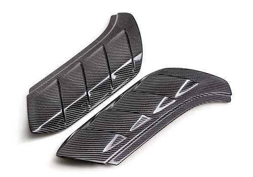 2022-2024 BRONCO RAPTOR CARBON FIBER FENDER VENT SET-GLOSS