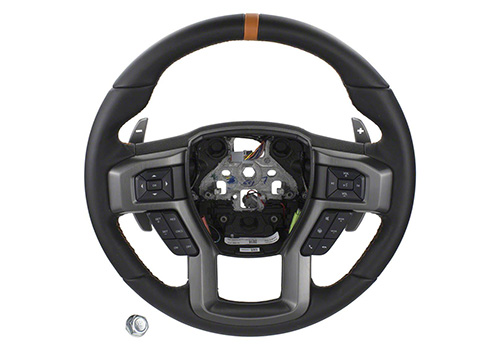 2015-2018 F-150 RAPTOR PERFORMANCE STEERING WHEEL KIT- ORANGE SIGHTLINE