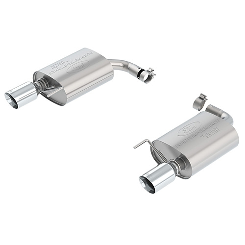 2015-23 MUSTANG 2.3L ECOBOOST TOURING MUFFLER KIT - CHROME TIPS