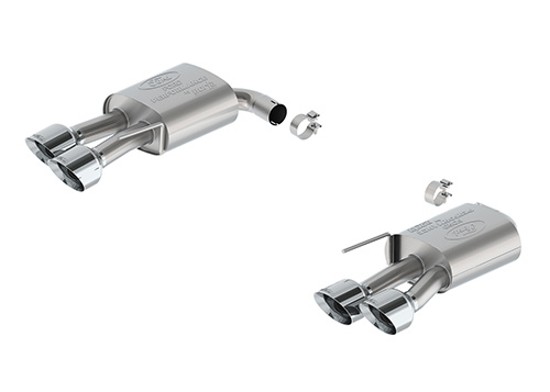 MUSTANG 5.0L EXTREME NON-ACTIVE AXLE-BACK W/VALANCE - CHROME TIP