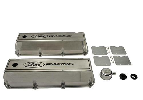 POLISHED ALUMINUM VALVE COVER