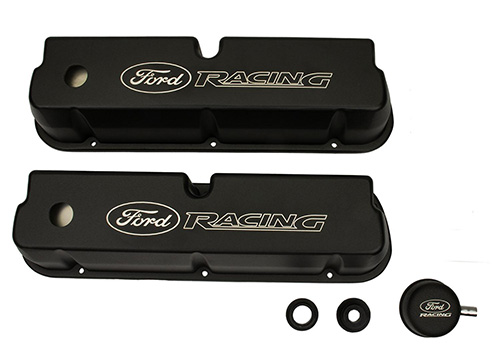 BLACK SATIN VALVE COVERS