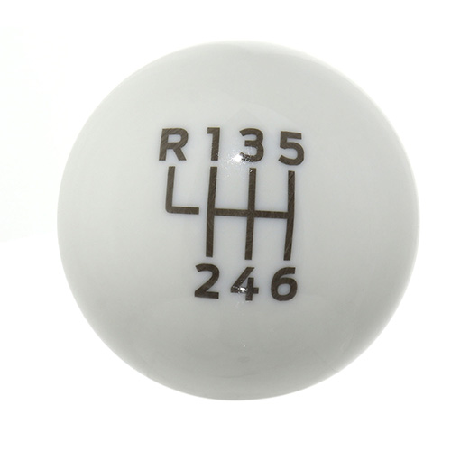 MUSTANG BULLITT™ WHITE SHIFT KNOB