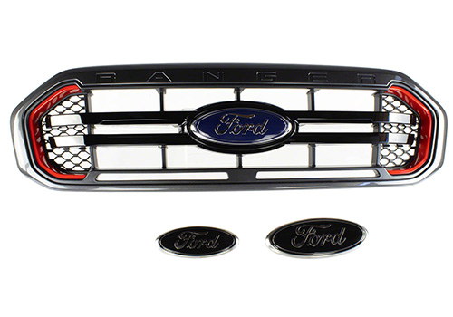 2019-2023 RANGER TREMOR GRILLE AND FORD OVAL PACKAGE